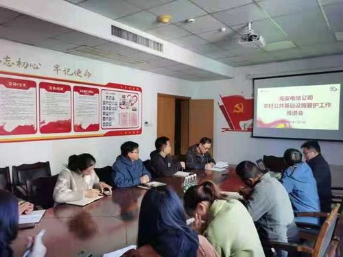 中國電信海安分公司 筑牢數字底座，扎實開展電信基礎設施管護工作